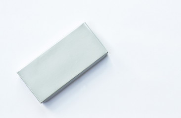  gray box arranging on white background