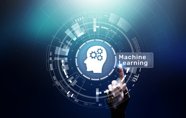 Machine Deep learning algorithms, Artificial intelligence, AI, Automation and modern technology in business as concept.