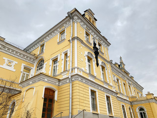Fototapeta na wymiar Russia, Moscow. City estate of 18 century of Dolgoruky, Shen in the Third Syromyatnichesky lane