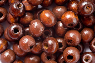 dark brown wooden beads for beads and bracelets