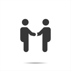 meeting icon business vector illustration
