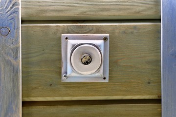 Old door vintage bell