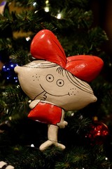 christmas decoration on tree