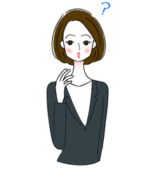 ビジネスウーマンのイラスト