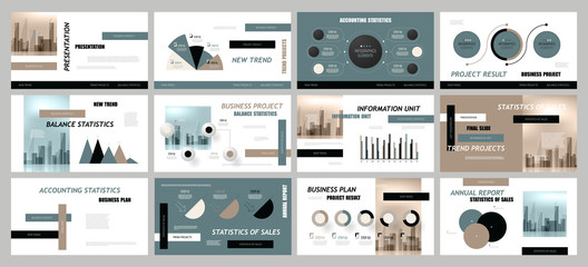 This template is the best as a business presentation, used in marketing and advertising, flyer and banner, the annual report. - obrazy, fototapety, plakaty