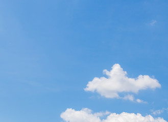 Obraz premium Blue sky and clouds background material.