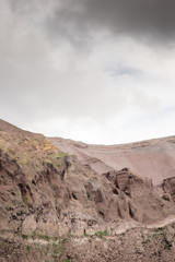 Fototapeta na wymiar side of mount vesuvius volcano