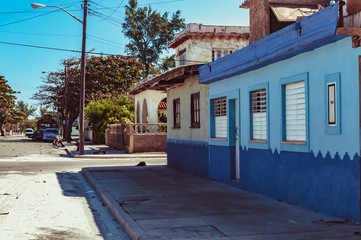 Fototapeta premium Historic construction in the streets of Cuba