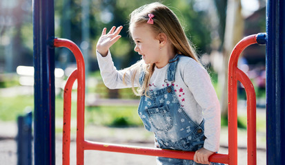 Child on the playground
