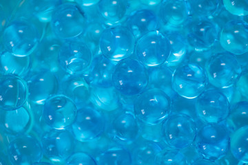 Close up shot of water balls