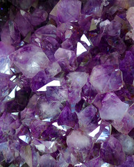 amethyst crystals background