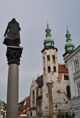 Fototapeta na wymiar Krakow Old Town. Stare Miasto. Poland