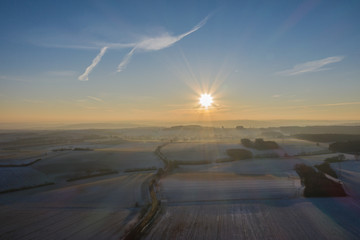 Sonnenaufgang Winterlandschaft