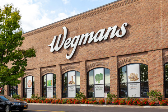 Buffalo, New York, USA - September 2, 2019: Wegmans Food Markets in Buffalo, New York, USA. Wegmans Food Markets Inc. is a privately held American supermarket chain. 