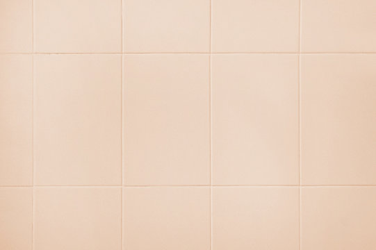 Old Pink Tile Wall Background Texture