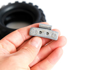 wheel balance lead, 25 g of lead for balancing,