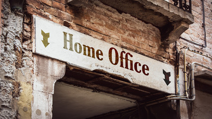 Street Sign Home Office