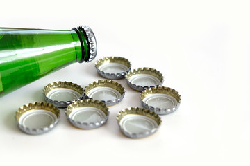 mineral water drink, natural mineral water bottle and cap,