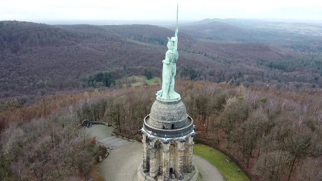 Hermannsdenkmal Winter video