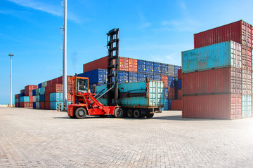  Container logistics terminal.