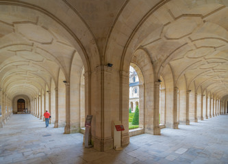 Fototapeta premium Caen, France - 08 14 2019: Caen town hall and The Men's Abbey