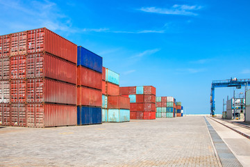  Container logistics terminal.