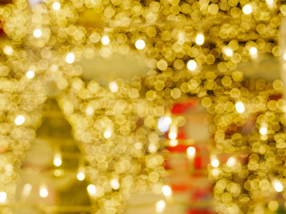 Golden blurry bokeh background and copy space ,wallpaper,backdrop
Christmas.festive concepts