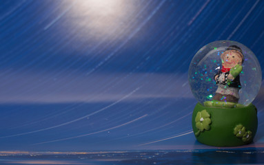 Silvesterkugel mit Rauchfangkehrer