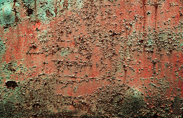 Metal  with corrosion