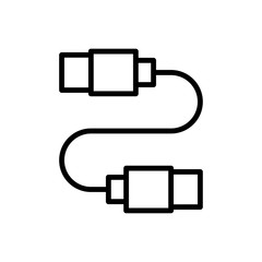 Cable icon trendy design template