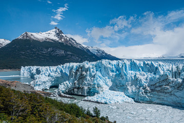 Detail of Perito Moreno glacier in Argentina