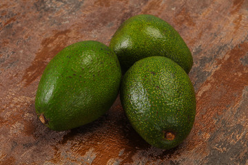 Ripe green dietary avocado - superfood
