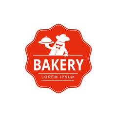 Master chef creative symbol concept. Cook mustache and hat, cafe menu, restaurant kitchen abstract business logo. Baker, spoon tasty food line icon. Corporate identity logotype, company graphic design