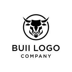 Head of Bull, buffalo, vector logo and symbol