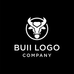 Head of Bull, buffalo, vector logo and symbol
