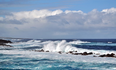 Raue Nordküste von Teneriffa bei Garachico