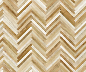 Seamless wood parquet texture herringbone light brown