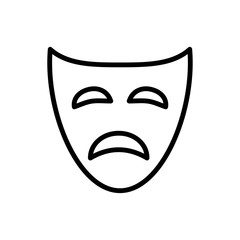 Mask icon trendy design template