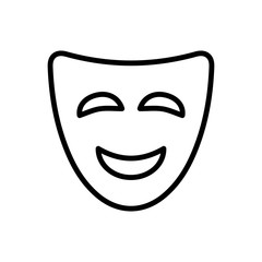 Mask icon trendy design template