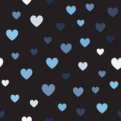 Heart pattern. Seamless vector background