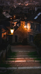 Lights in night with a bit of reflexion