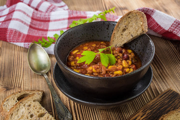 Mexican chili con carne.