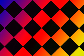 Rhombic texture gradient multicolor pattern. Abstract background.