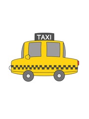 illustration of a taxi