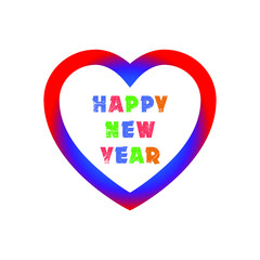 Happy New Year Icon Logo