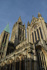Fototapeta na wymiar The exterior of Truro Cathedral