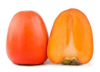 Persimmon isolated on a white background