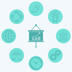 Revenue vector icon sign symbol