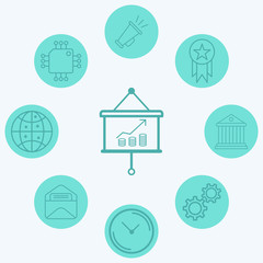 Revenue vector icon sign symbol