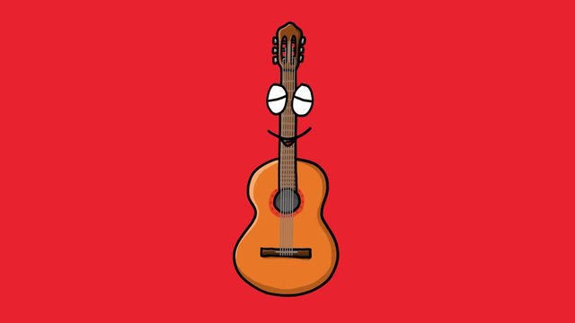 Gitarre Cartoon Animation
